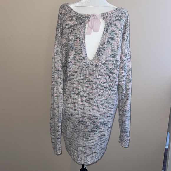 Thyme Maternity Comfy Pink Bow Sweater XL - Picture 12 of 14